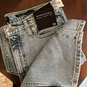 Banana Republic High Rise Straight Jeans